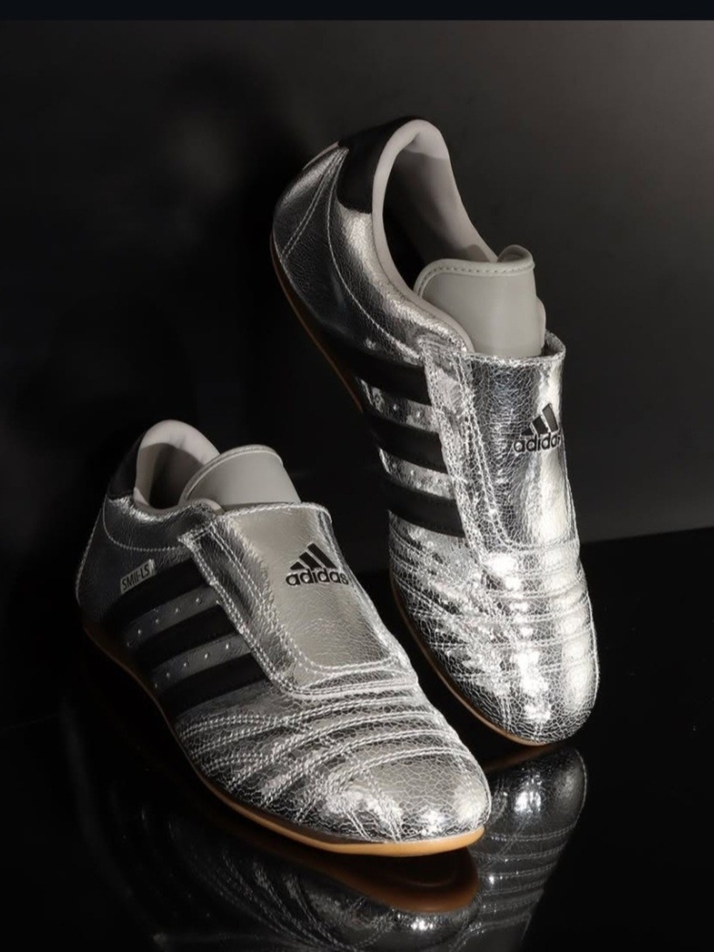 ADIDAS Taekwondo Metallic Y2K Sneakers